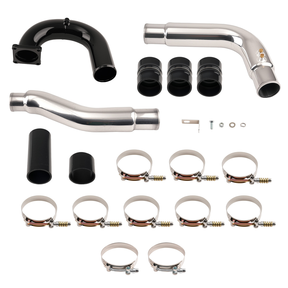 Intercooler PipeIntake Elbow Tube Kit compatible for Dodge Ram Cummins Diesel 5.9L 03-07