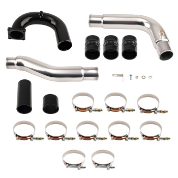 Intercooler PipeIntake Elbow Tube Kit compatible for Dodge Ram Cummins Diesel 5.9L 03-07