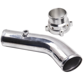 Black Cold Side Intercooler PipeFit compatible for Ford F250/350/450 6.7L Powerstroke