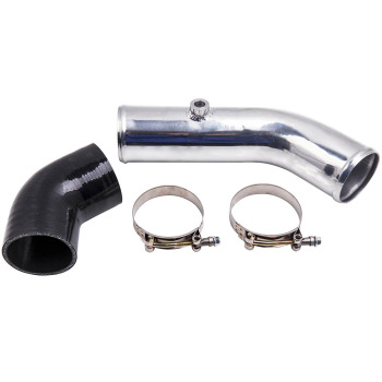 Black Cold Side Intercooler PipeFit compatible for Ford F250/350/450 6.7L Powerstroke