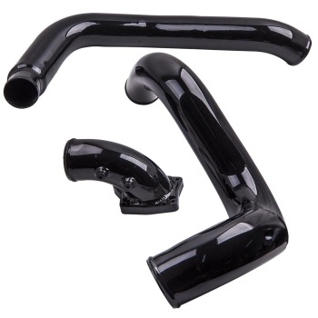 Intercooler Pipe TubeIntake Elbow Kit compatible for Ford F250 2003-07 6.0L Turbo Diesel