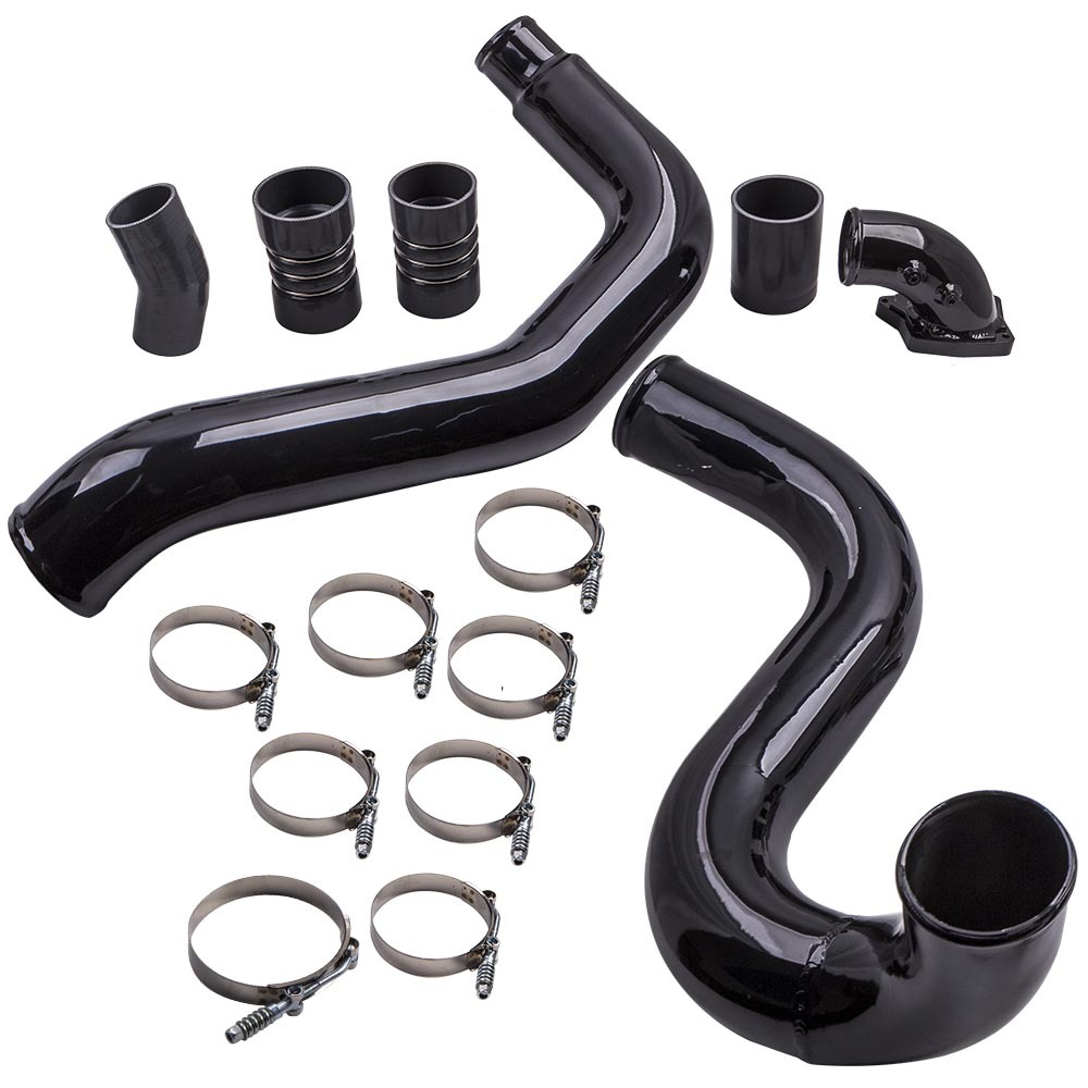 Intercooler Pipe TubeIntake Elbow Kit compatible for Ford F250 2003-07 6.0L Turbo Diesel