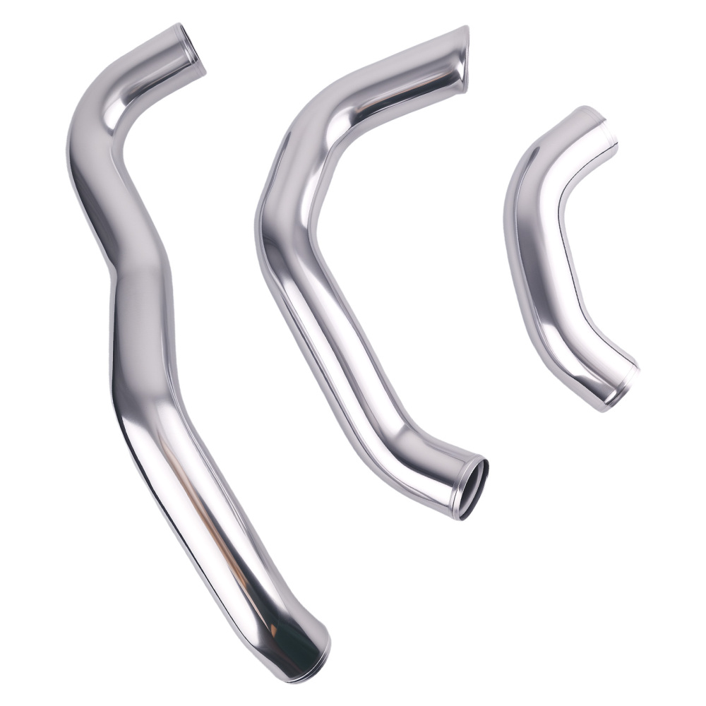 Intercooler Charge Pipe Kitfor compatible for Ford Powerstroke 6.4L 2008-2010 3 Aluminum