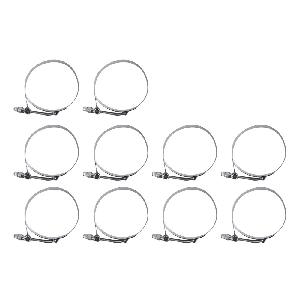 Intercooler Charge Pipe Kitfor compatible for Ford Powerstroke 6.4L 2008-2010 3 Aluminum