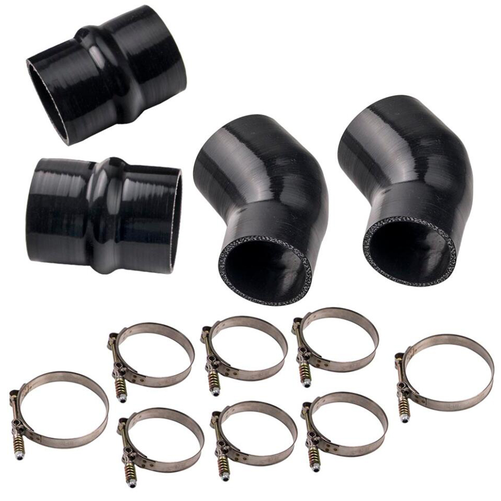 Heavy Duty Silicone Intercooler Boot Kit compatible for Dodge Ram 94-02 Pickup 5.9L Diesel