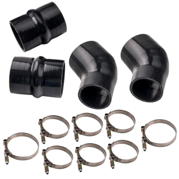 Heavy Duty Silicone Intercooler Boot Kit compatible for Dodge Ram 94-02 Pickup 5.9L Diesel
