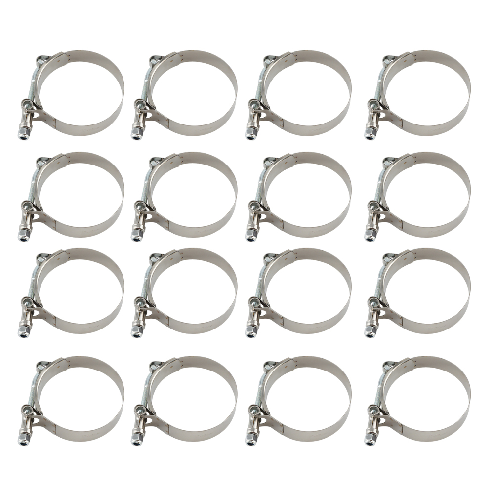 Universal 2.5 63mm Aluminum Intercooler Pipe Tube Kit+Blue HoseClamps