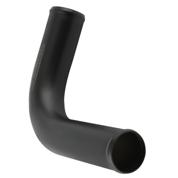 Universal 2.5 63mm Aluminum Intercooler Pipe Tube Kit+Blue HoseClamps