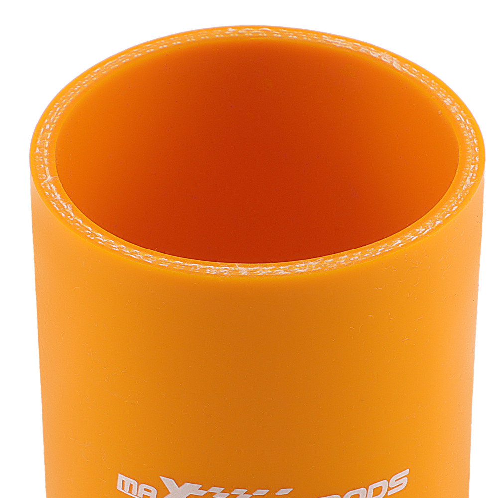 2.5 Inch Universal Aluminum Intercooler Pipe Tube Kit + Silicone HoseClamps