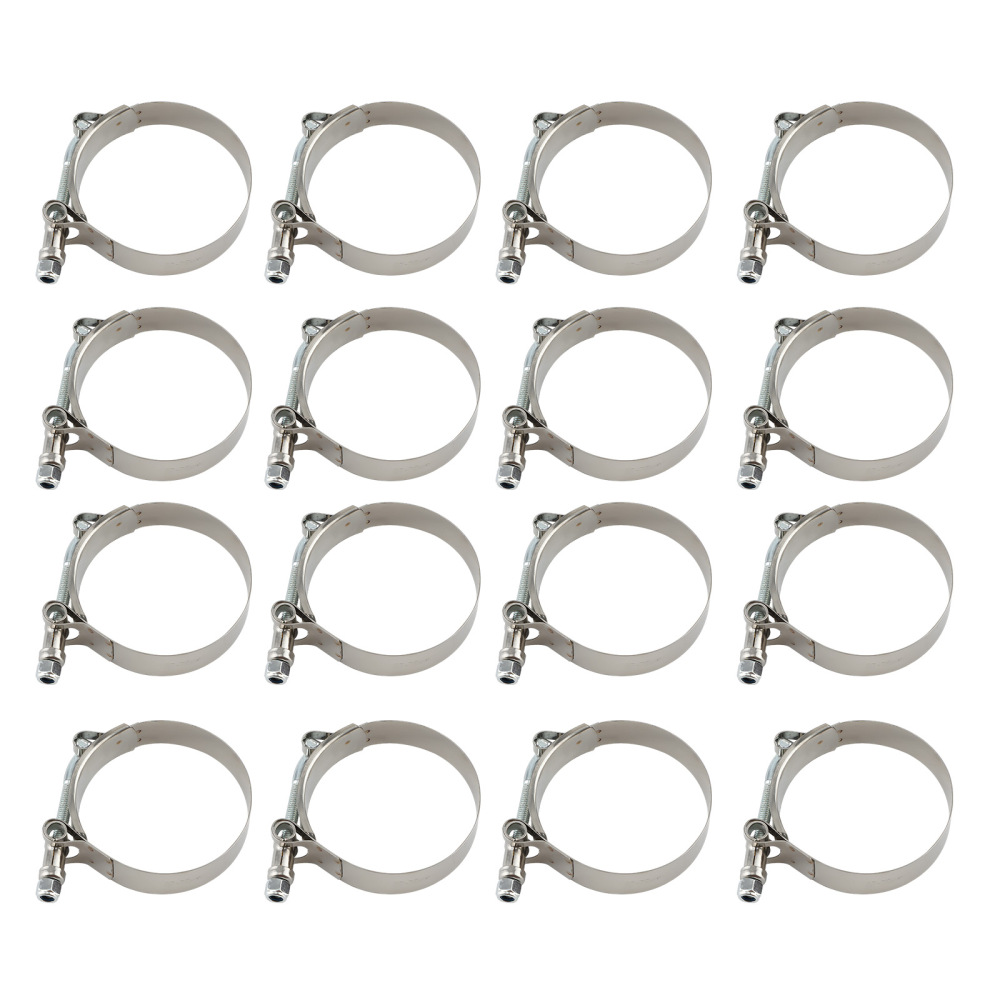 Universal 2.5 Aluminum Intercooler Pipe Tube Kit w/ Gray Coupler Bolts Clamps