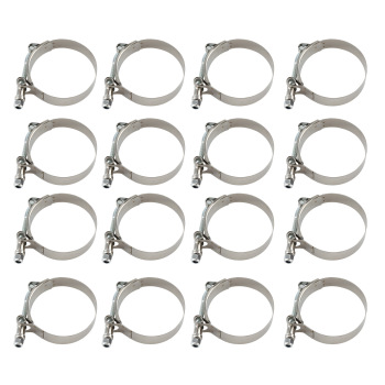 Universal 2.5 Aluminum Intercooler Pipe Tube Kit w/ Gray Coupler Bolts Clamps