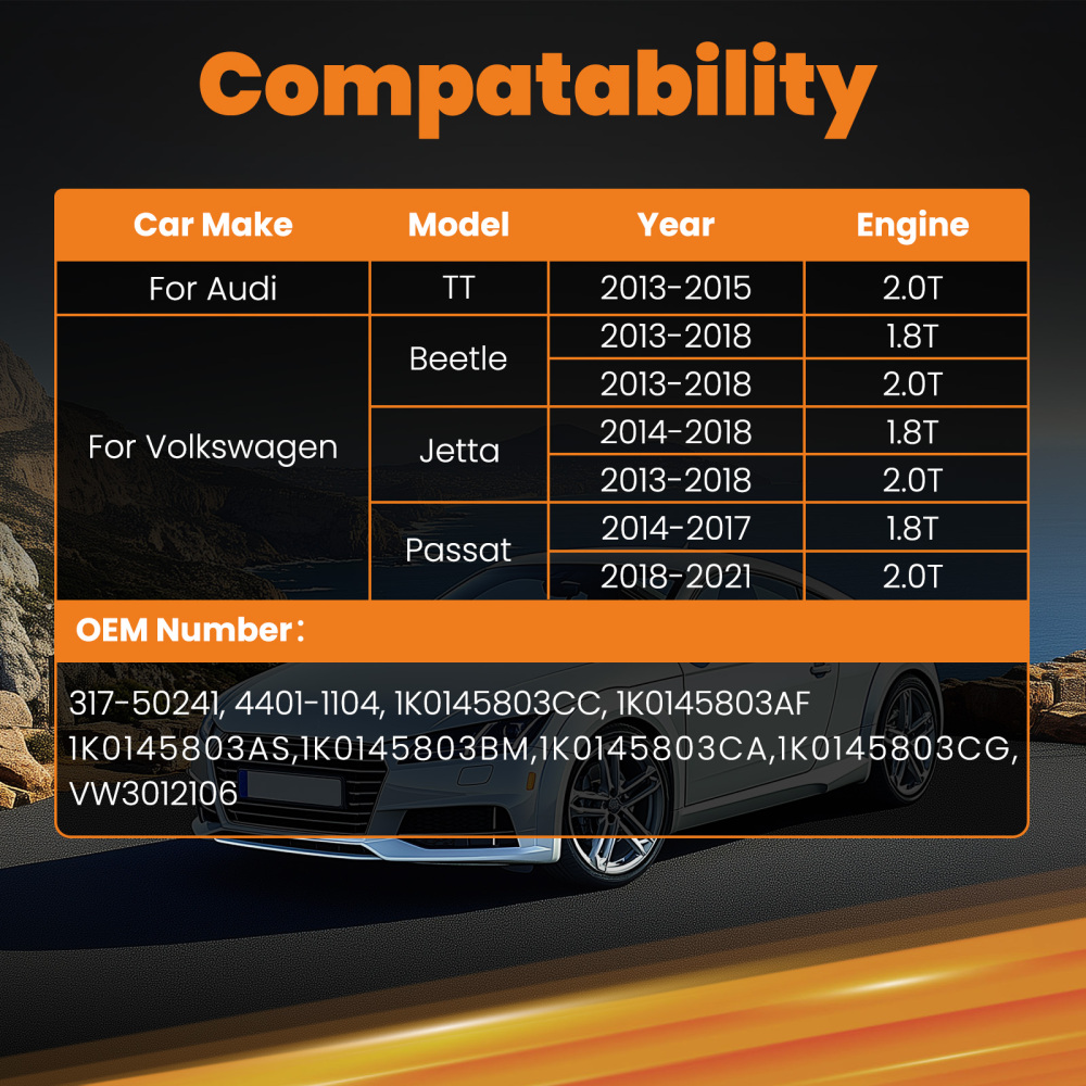 Intercooler / Charge Air Cooler compatible for Audi TT Quattro compatible for VW Passat Beetle Jetta