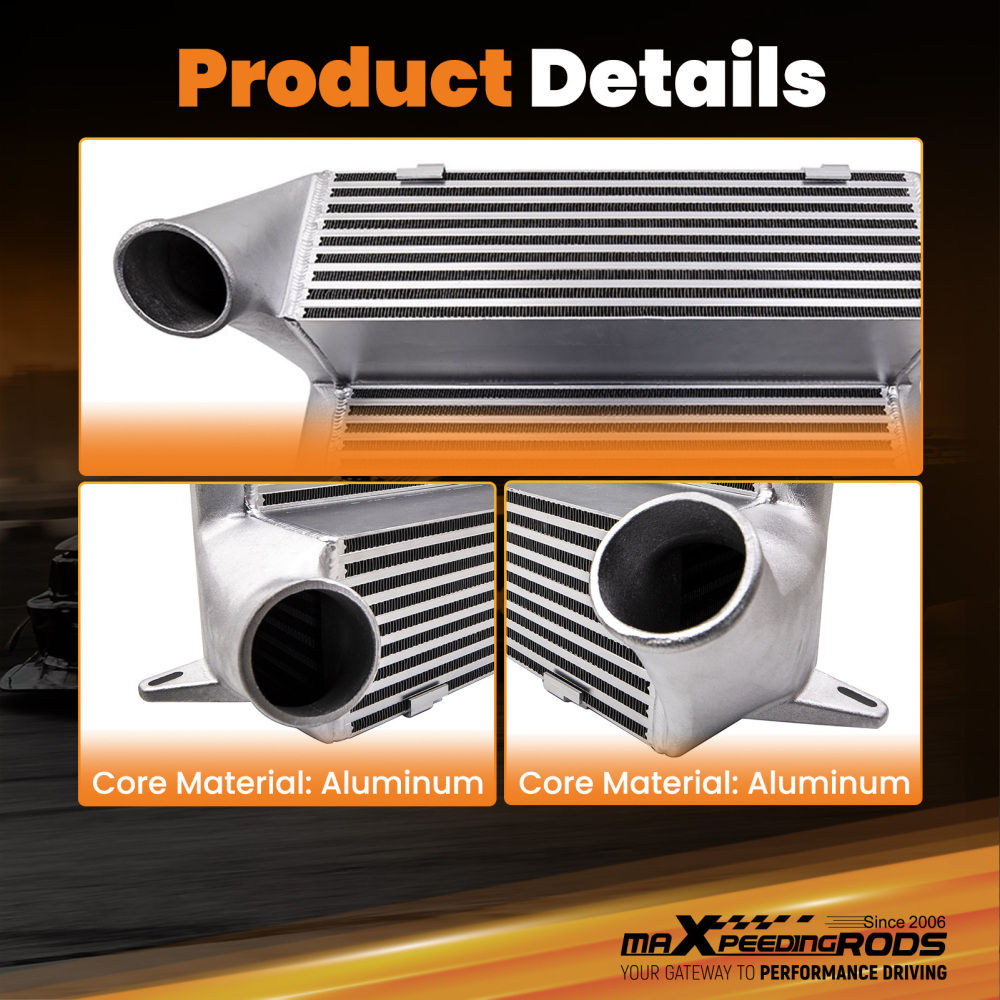 7.5 Turbo Intercooler compatibile per BMW E82 135i 2008-2011 E90/E91/E92/E93 335xi 07-11