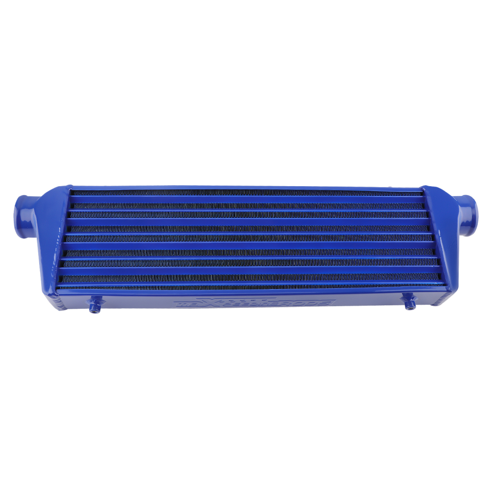 Universal Intercooler 27x7x2.5 2.5O.D. Inlet and Outlet Tube + Fin Blue NEW