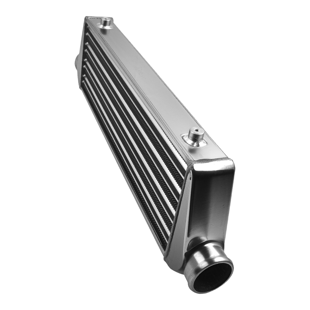 Universal Turbo Intercooler 27 x7 x2.5 y Tubería de Aluminio Kit de Manguera