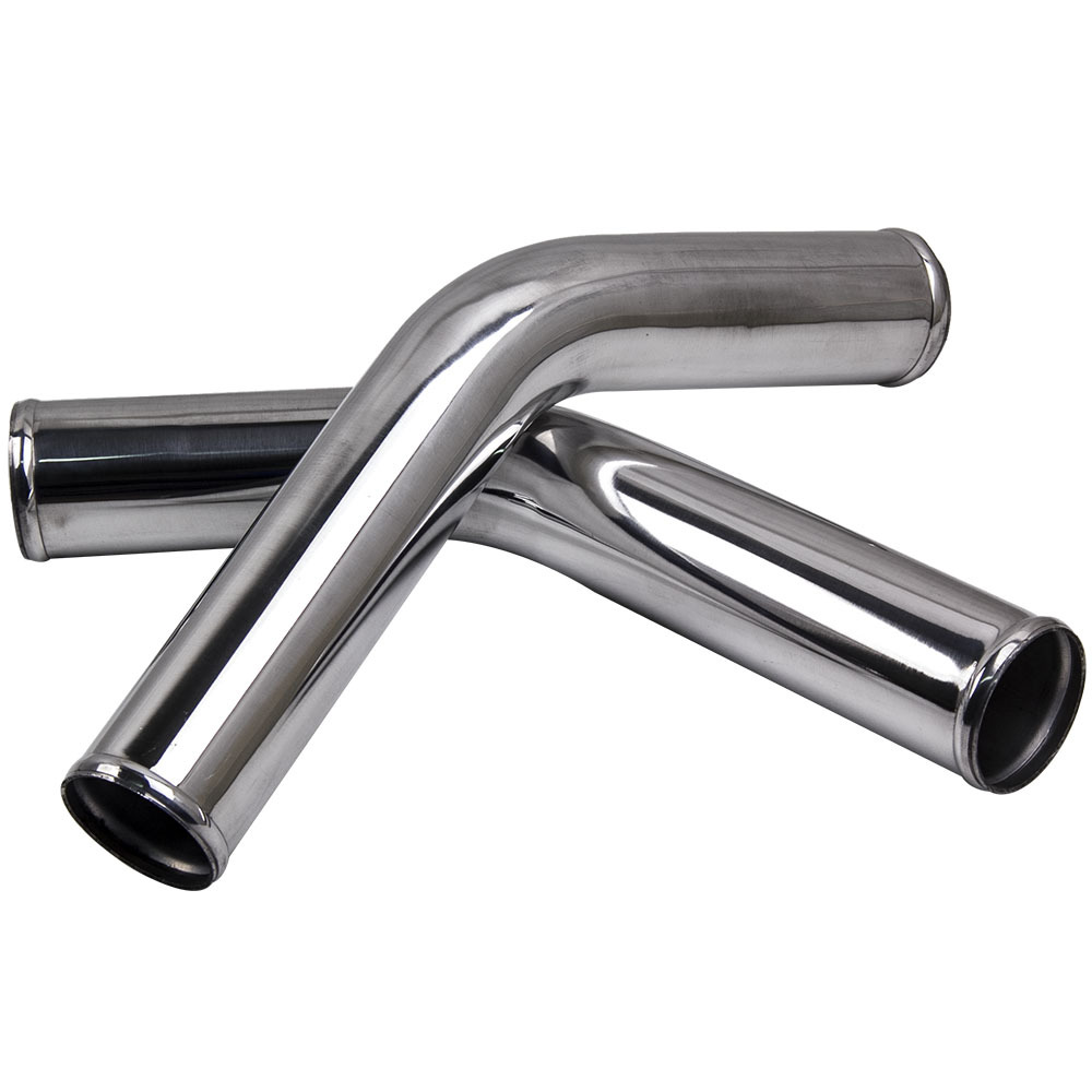 Universal Turbo Intercooler 27x7x2.5Aluminum Pipe Piping Hose Pipes Kit
