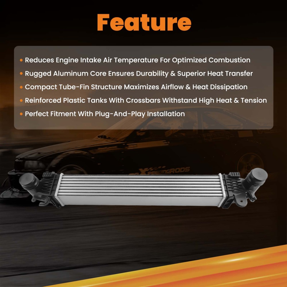 Intercooler Turbo Cooler compatible for GMC Terrian/Compatible for Chevrolet Equinox 1.5L 2018-22 3012116