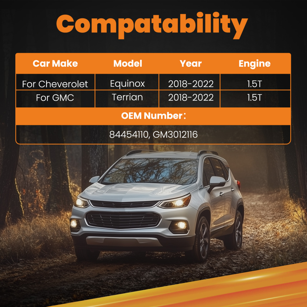 Intercooler Turbo Cooler compatible for GMC Terrian/Compatible for Chevrolet Equinox 1.5L 2018-22 3012116