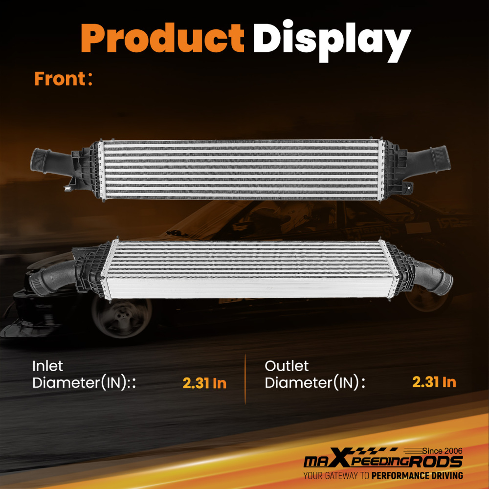Intercooler compatibile per Audi A4 A5 A6 Q5 2.0L2013-2017 8K0145805G8K0145805P