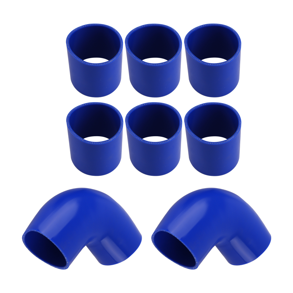 Universal 600x300x76 Intercooler Bar and Plate + 76mm 3 Aluminium Piping Kit