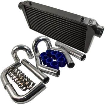 3 inch 76mm Universal Turbo Piping Pipe Hose Kits600x300x76mm Intercooler