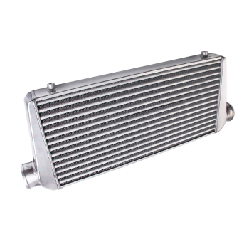 Intercooler in lega a montaggio anteriore 600 x 300 x 76 mm con ingressi Core per GT35 compatibile per AUDI VW
