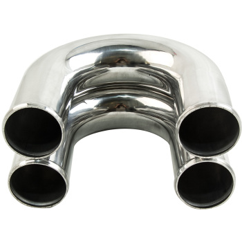 600x300x76mm Intercooler Refroidisseur Intermédiaire + 3 76mm Piping Pipe Kit
