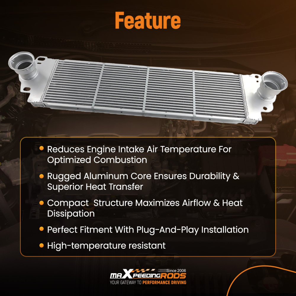 Intercooler compatible for VW Multivan Transporter Caravelle T5/T6 1.92.02.5 TDi New
