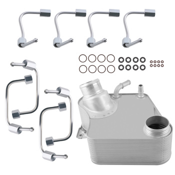 IntercoolerFuel Injector Tube and Seal KitFor compatible for Ford F-250 Super Duty 2011-16