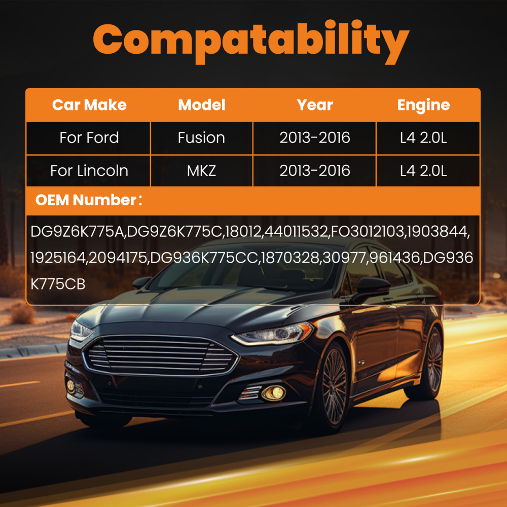 Intercooler compatibile per Ford Fusion MKZ DG9Z6K775C 4401-15322013-2016