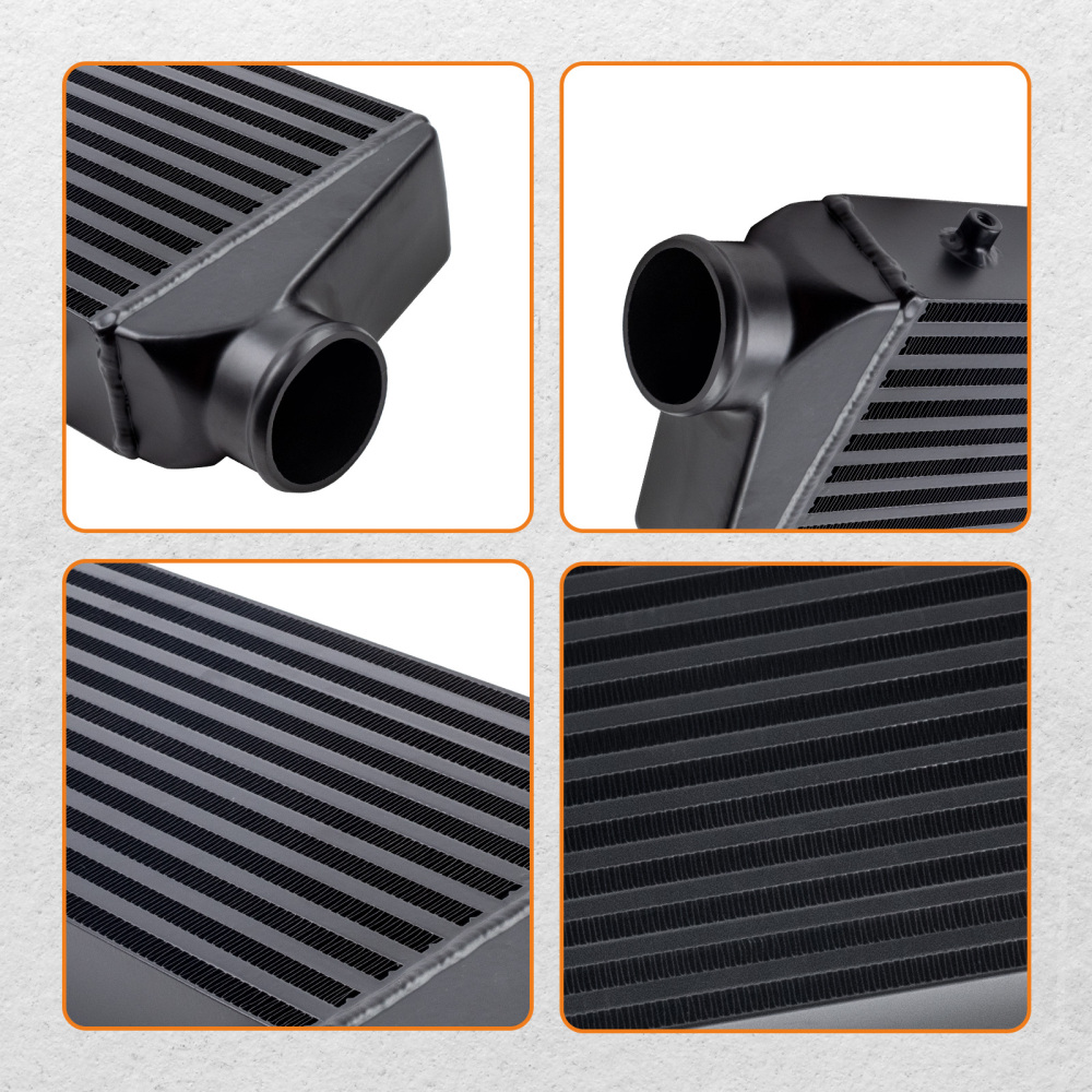 2.5 In/Outlet IntercoolerAluminum Pipe Tube Kit compatible for Honda Del Sol 1993-1997