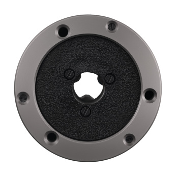 100mm 3 Jaw K11-100 Self Centering Chuck Lathe 0.05mm Precision Silver CNC
