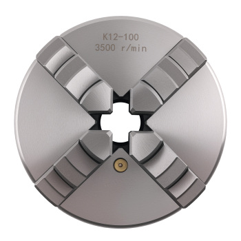 100mm 4 Jaw Chuck K12-100 Self Centering M8 for Lathe Drilling Machine