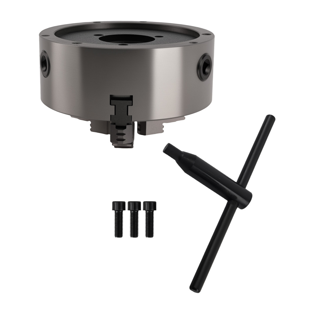 Self-Centering Lathe Chuck 3 Jaw 8 inch for Milling K11-200A Hardened Steel