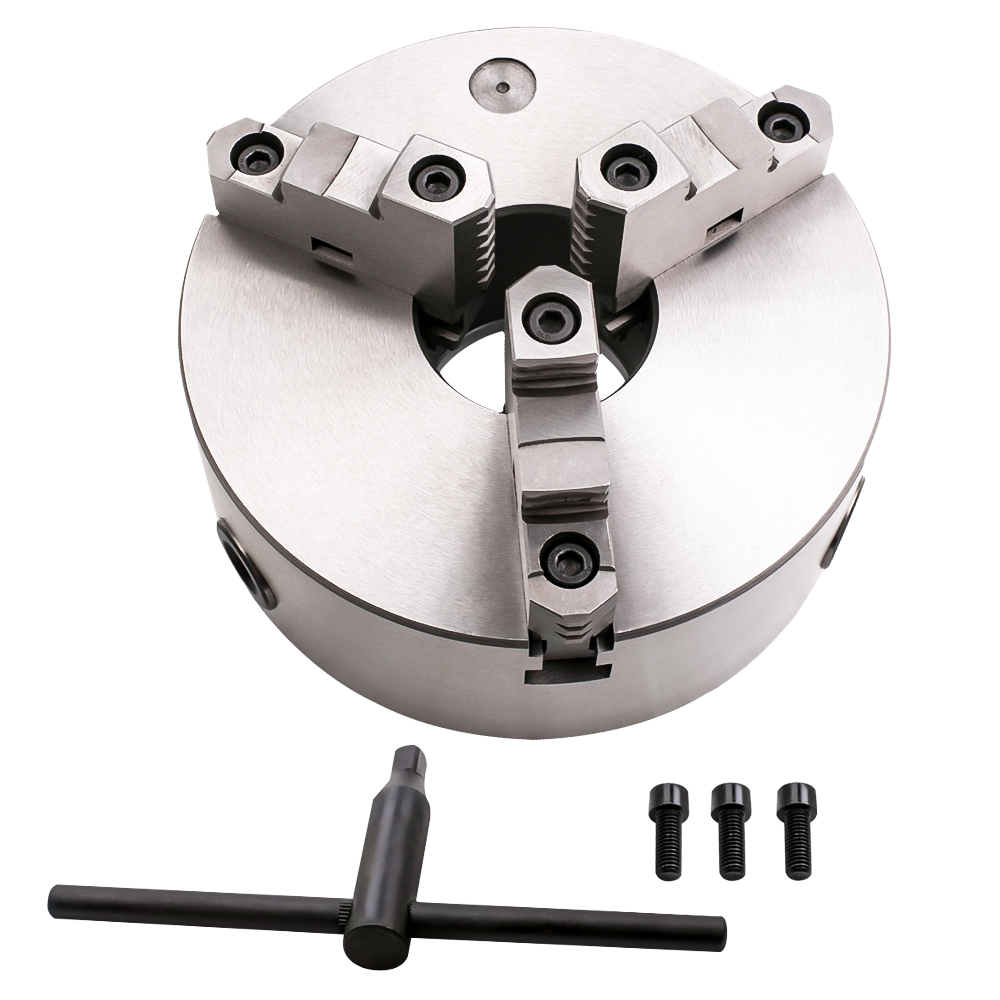 Hardened Steel 8'' 3 Jaw Self-Centering Lathe Chuck 200mm for CNC