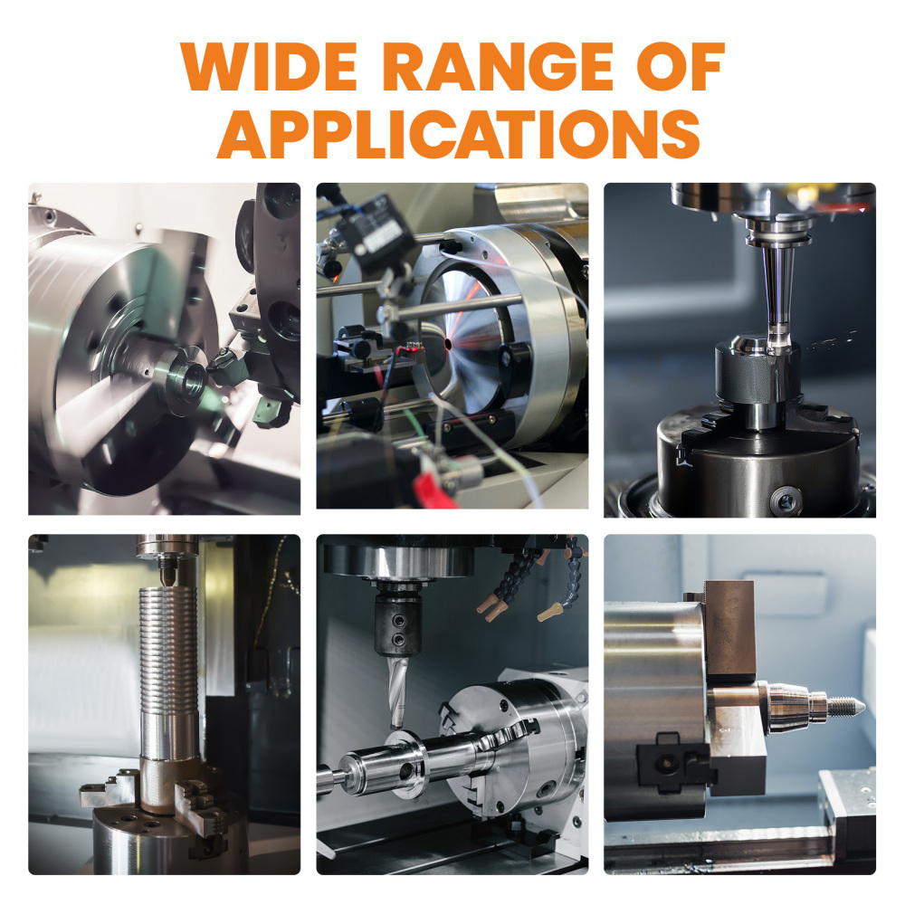 8 3 Jaw Self Centering Lathe Chuck Milling K11-200A Hardened Steel