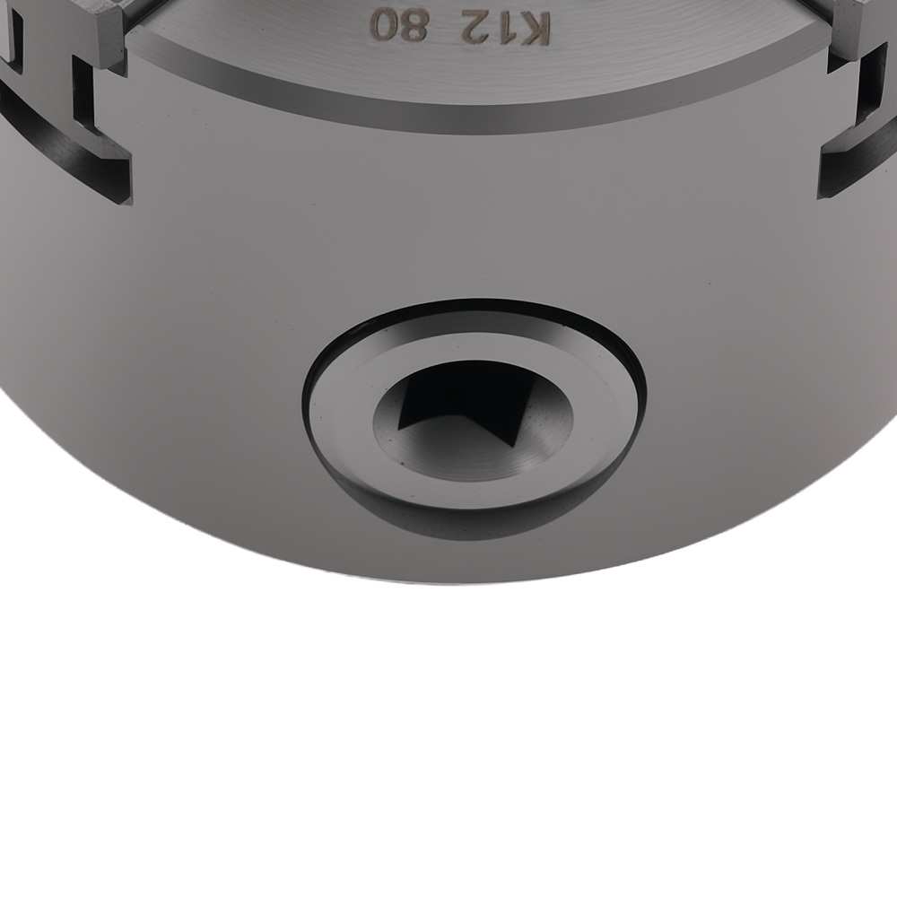 4 Jaw Chuck K12-80 80mm Self Centering for Small Bench Lathes K1280 New