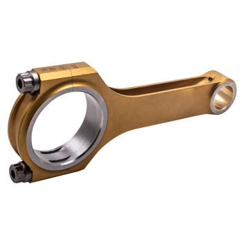 4pcs Titanized H-Beam Connecting Rods compatible for Suzuki 1.3L G13b Engine 4.724 ARP2000