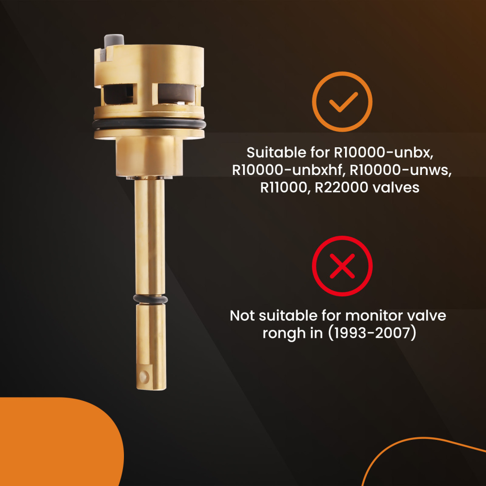 Diverter Cartridge Brass Gold Fit for DELTA RP51919 Shower Cartridge R11000