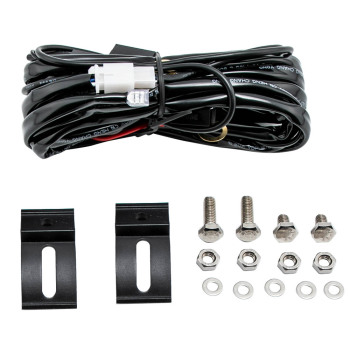 1x 630W 18 inch Dual Row LED work light+Free Wiring Kits for Truck ATV UTE