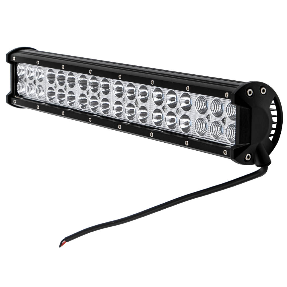 1x 630W 18 inch Dual Row LED work light+Free Wiring Kits for Truck ATV UTE