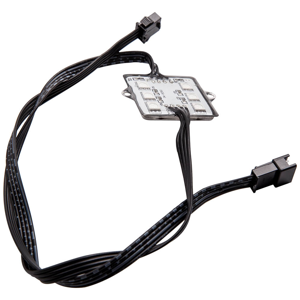 8 Pods RGB LED Rock Lights Kit Underglow Neon Light 6 LED Per Pod 4WD 4X4