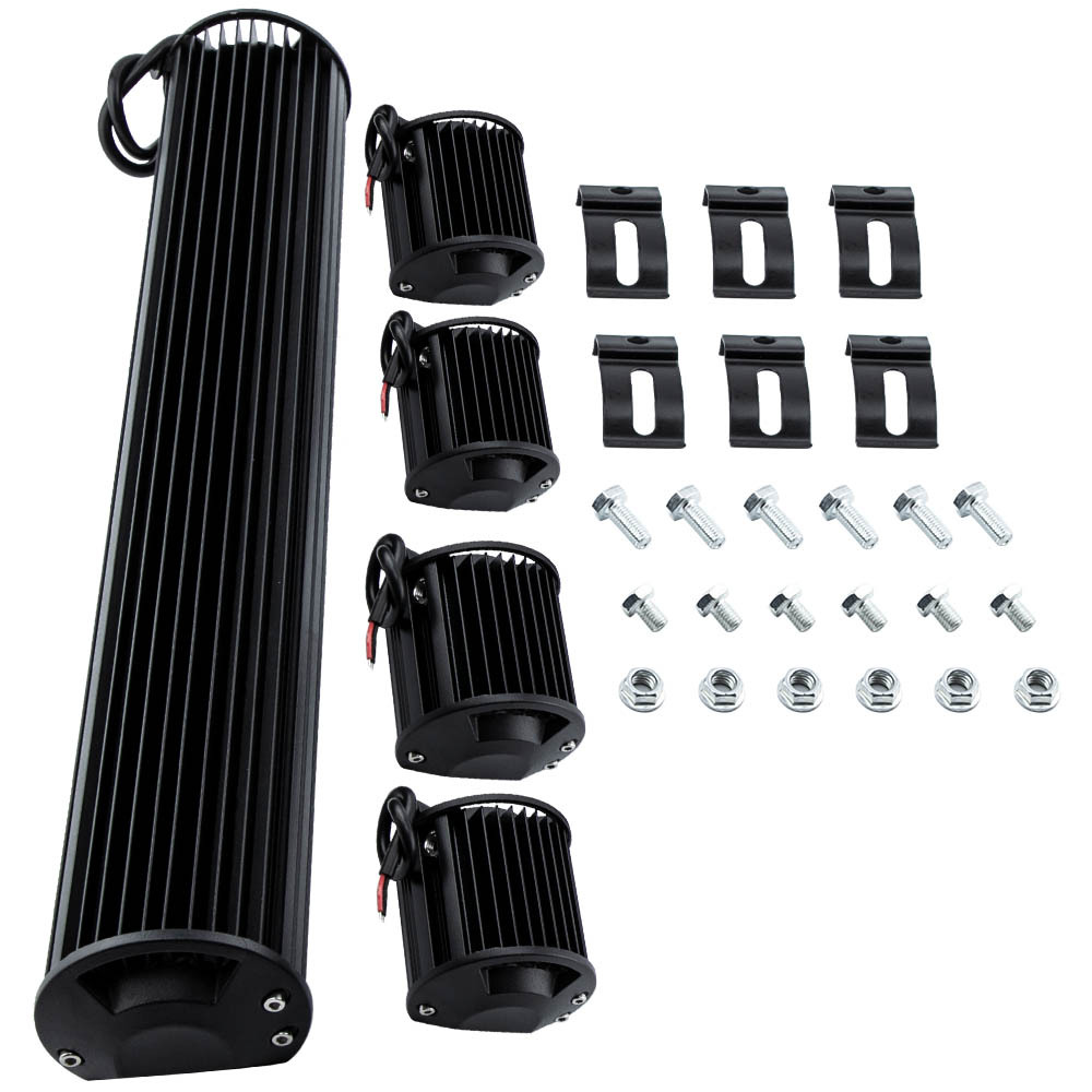 20inch 126W4X4 18W LED Work Light Bar Spot Flood Combo Lamp for Vehicle Truck