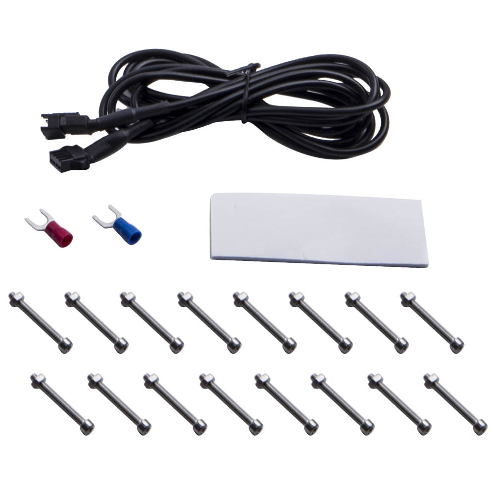 8pcs Pod RGB LED Rock Light Kit Remote Lamp Offroad Truck bluetooth APP Control