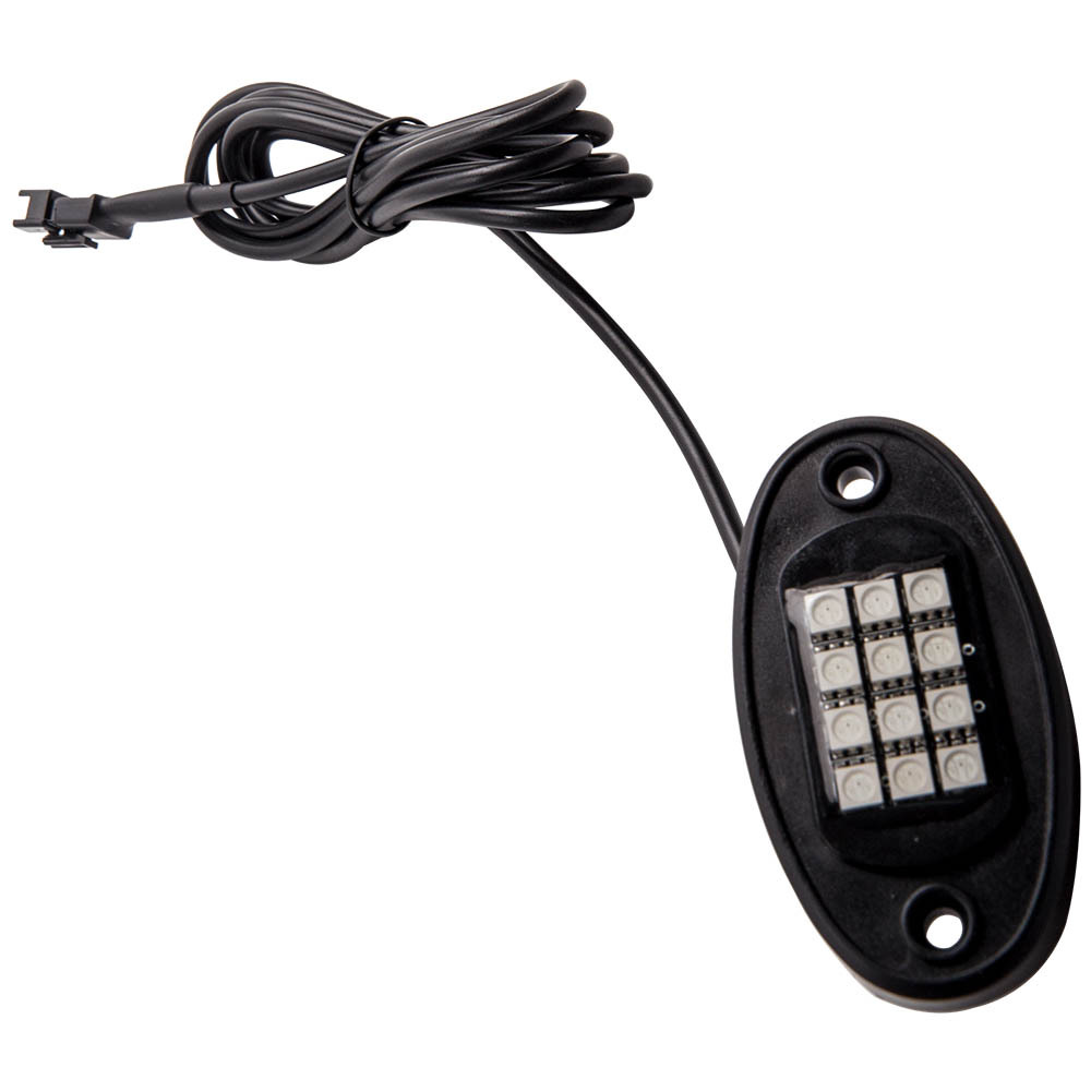 8Pod RGB Neon LED Rock Light Control Glow Under Lamp For Offroad Car Truck Boat
