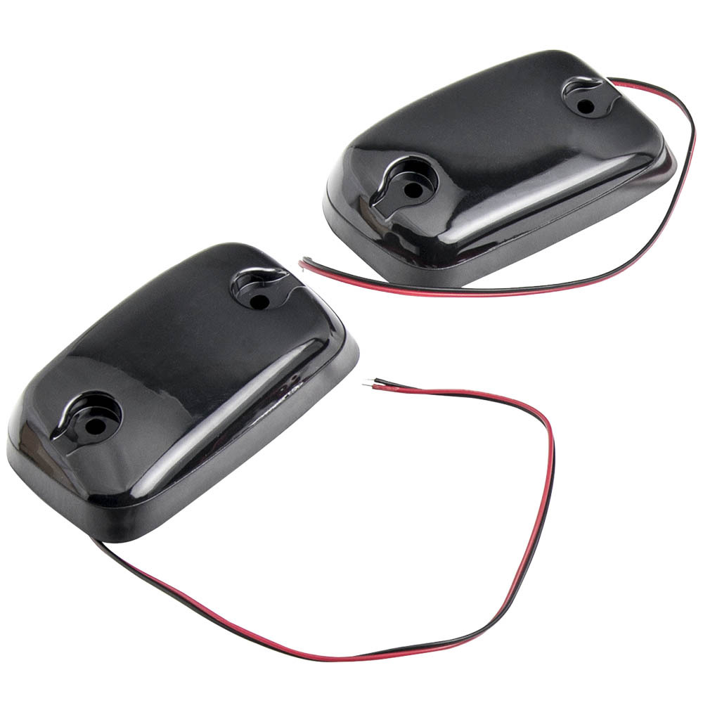 3x Amber LED Cab Roof Marker Light Assy compatible for Chevy Compatible for GMC 2500/3500 2007 2008 09