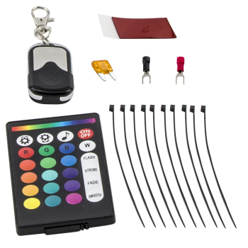 8 Pod RGB LED Rock Light Offroad Wireless Bluetooth Right passenger Left drive