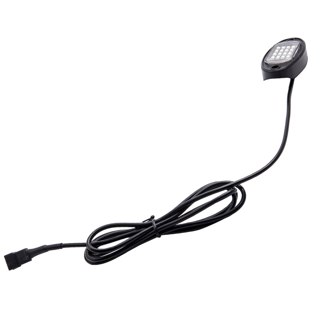 16x RGB Motorcycle LED Rock Light Kit Neon Strip compatible for Jeep Off Road Truck Boat