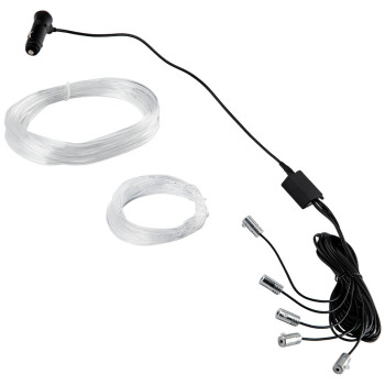 5LED 6M LED RGB Light Lamp Strip KitCigarette Lighter Set For iOS and Android