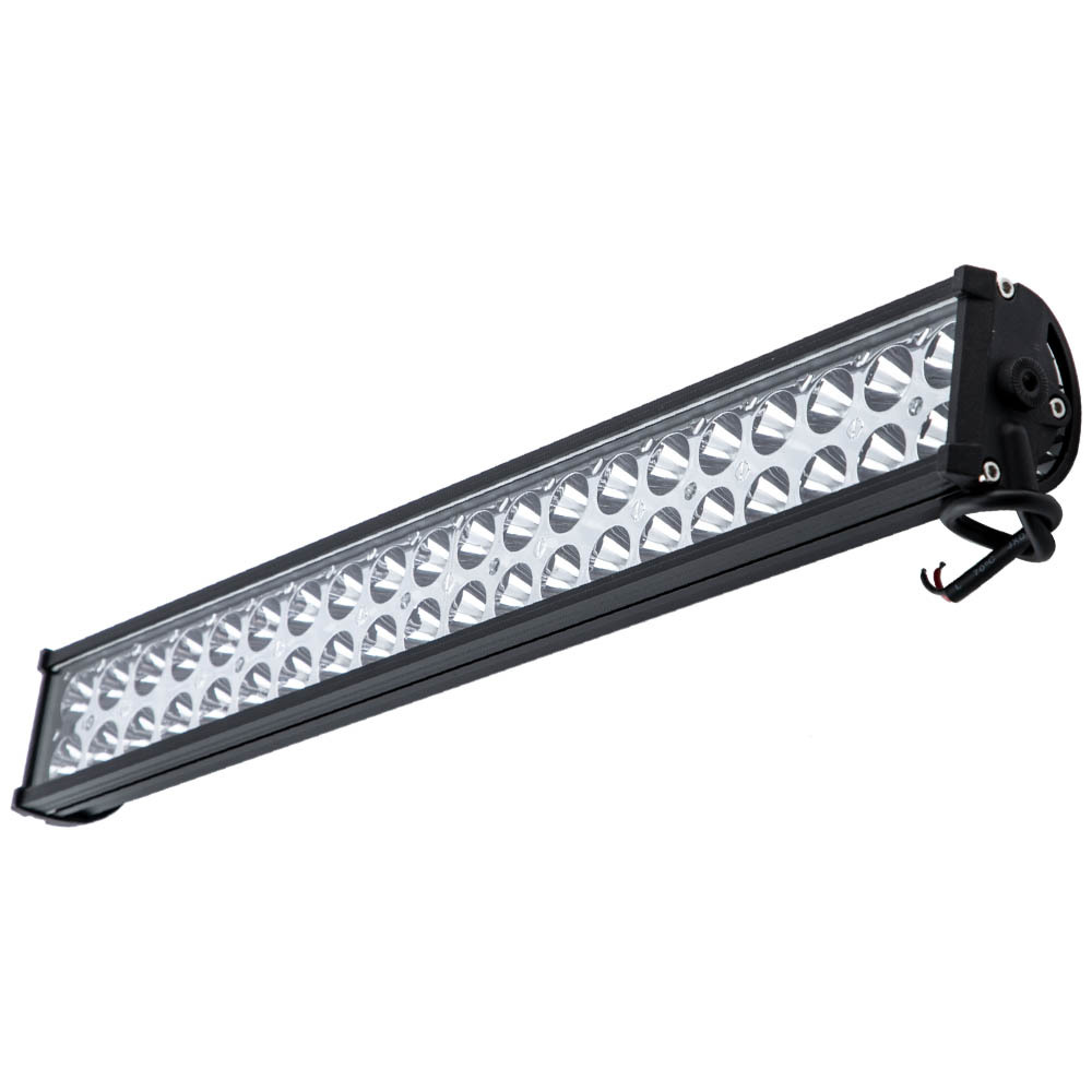 3W/PC 120W LED light Bar+Wire Kit Bumper Lamp for ATV SUV Boat Truck Offroad